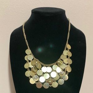 Gold color necklace